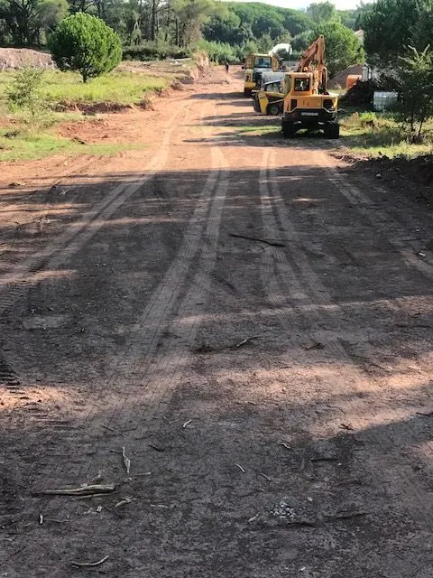 Domaine l’Orée du Bois – chantier, juillet 2018