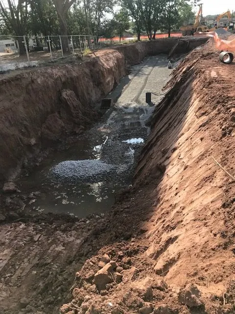 Domaine l’Orée du Bois – chantier, mi septembre 2018