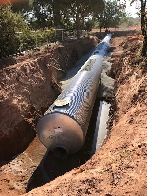 Domaine l’Orée du Bois – chantier, mi octobre 2018
