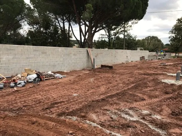 Domaine l’Orée du Bois – chantier, mi novembre 2018