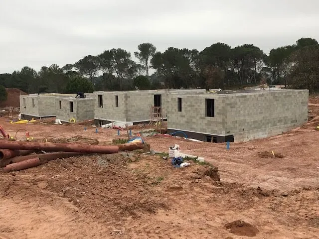 Villas de l’Orée du Bois – chantier, mars 2019