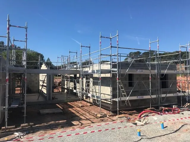 Villas de l’Orée du Bois – chantier, avril 2019