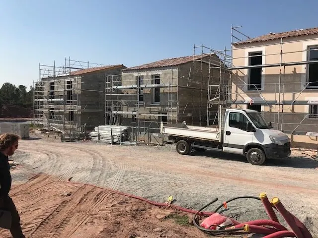 Villas de l’Orée du Bois – chantier, Juillet 2019