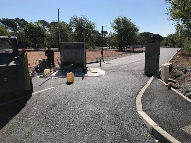 Domaine l’Orée du Bois – chantier, juillet 2019
