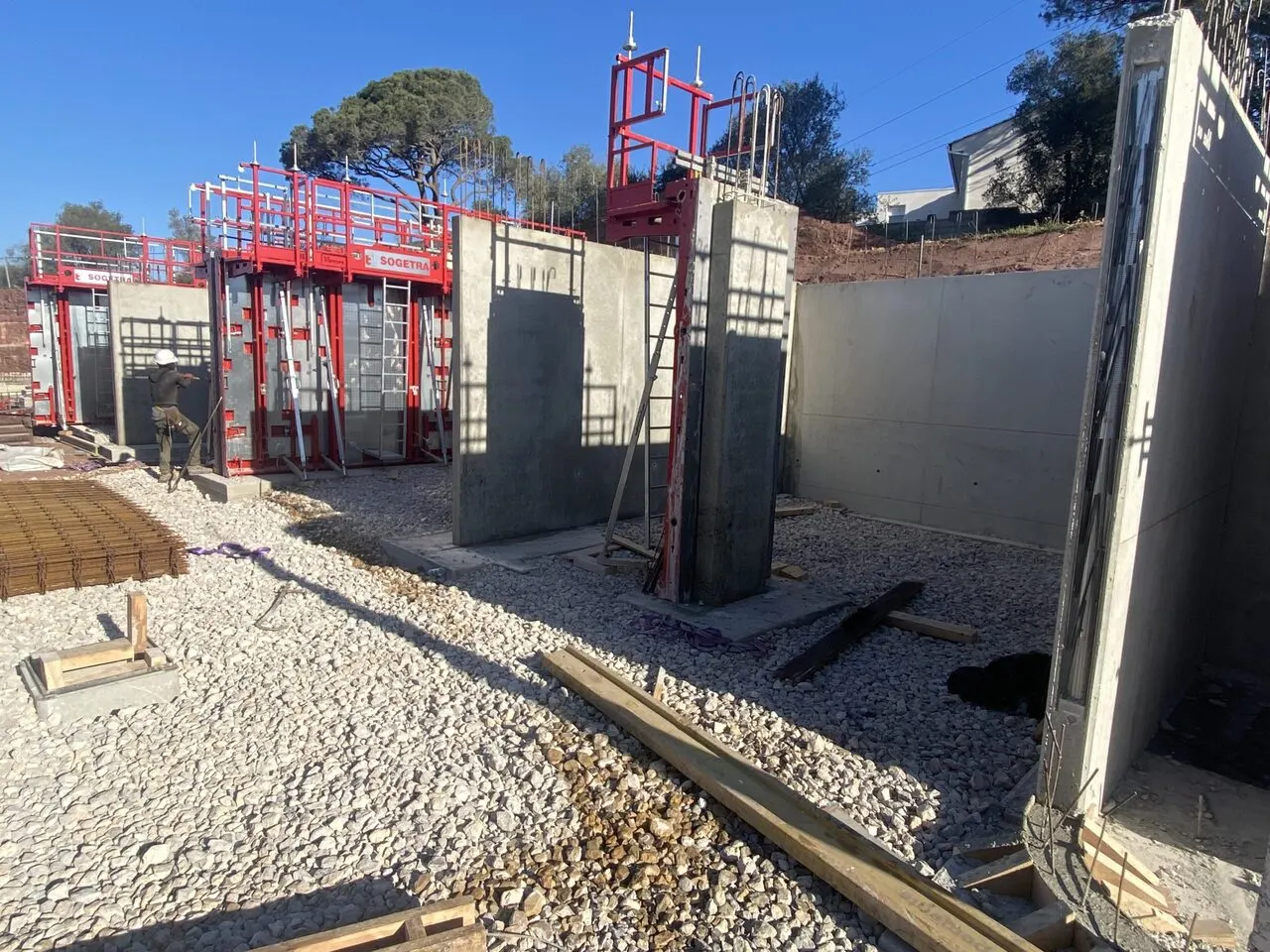 Domaine Victoria – chantier, 2022-04-14