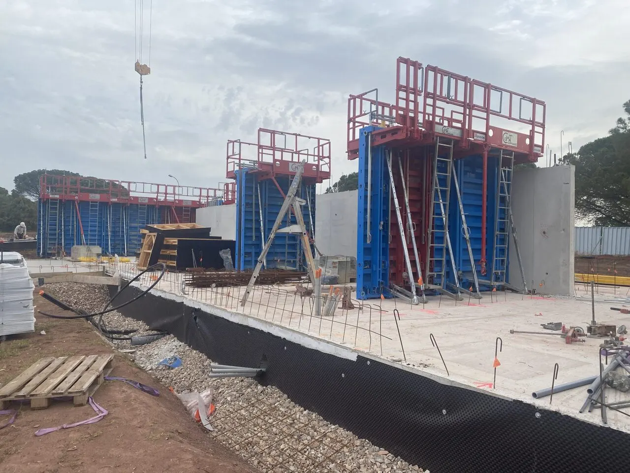 Domaine Victoria – chantier, 2022-06-23