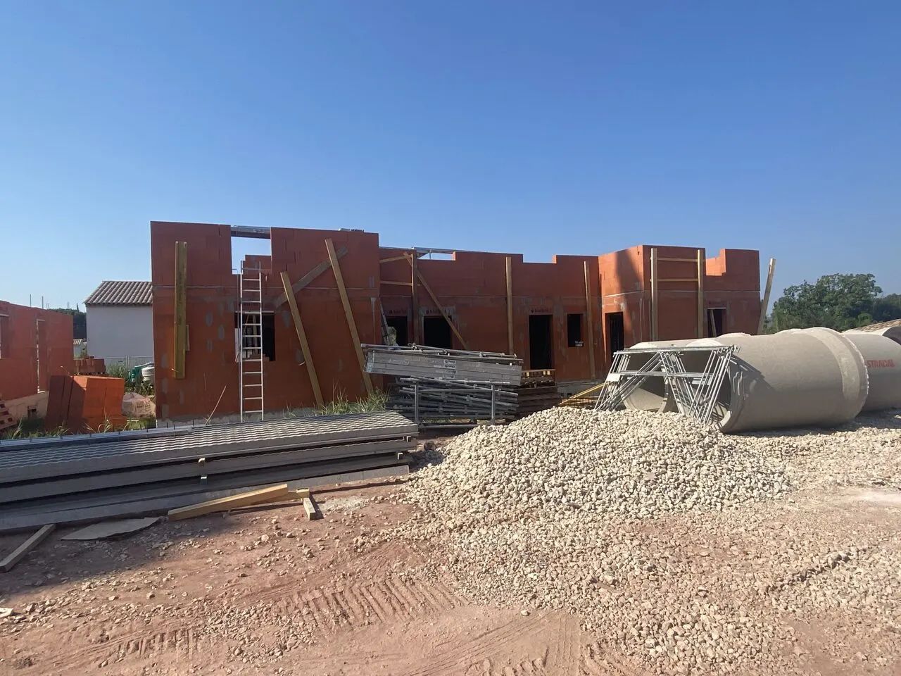 Domaine Victoria – chantier, 2022-07-22