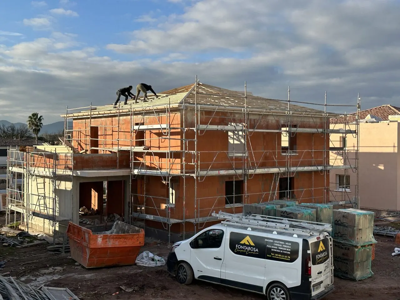 Domaine Victoria – chantier, 2023-01