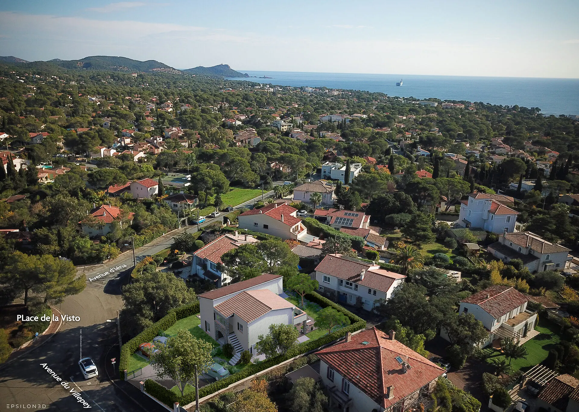Saint-Raphaël Boulouris – Axonométrie