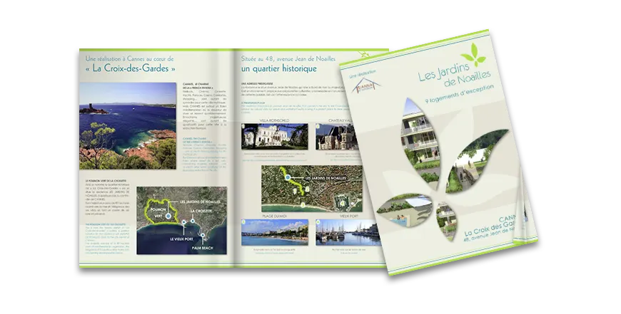 Brochure de Les Jardins de Noailles