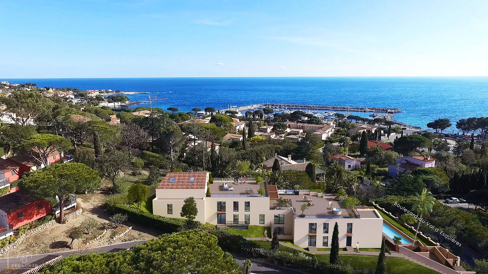 Cap Turquoise – la vue mer