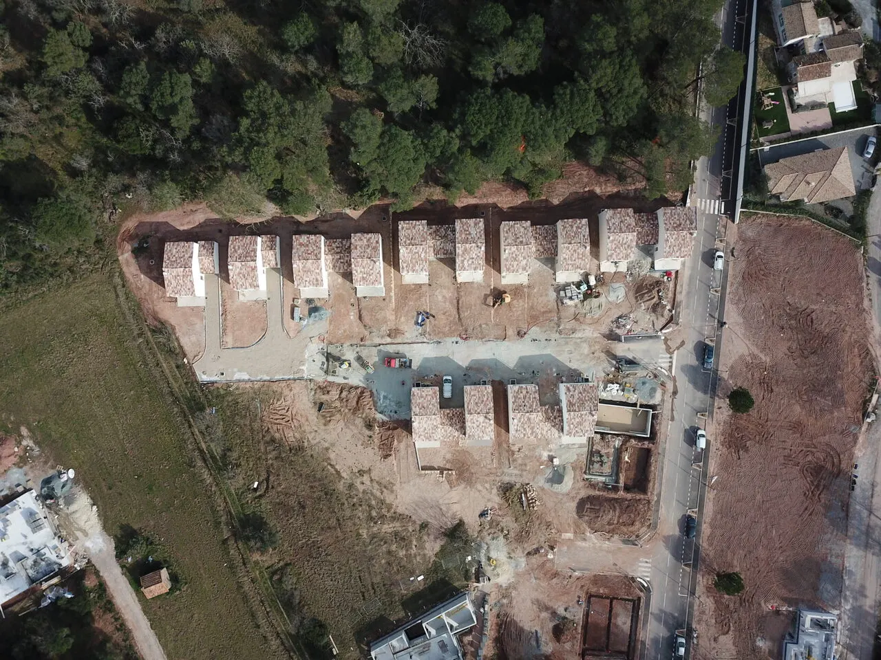 Villas de l’Orée du Bois – chantier, Printemps 2020