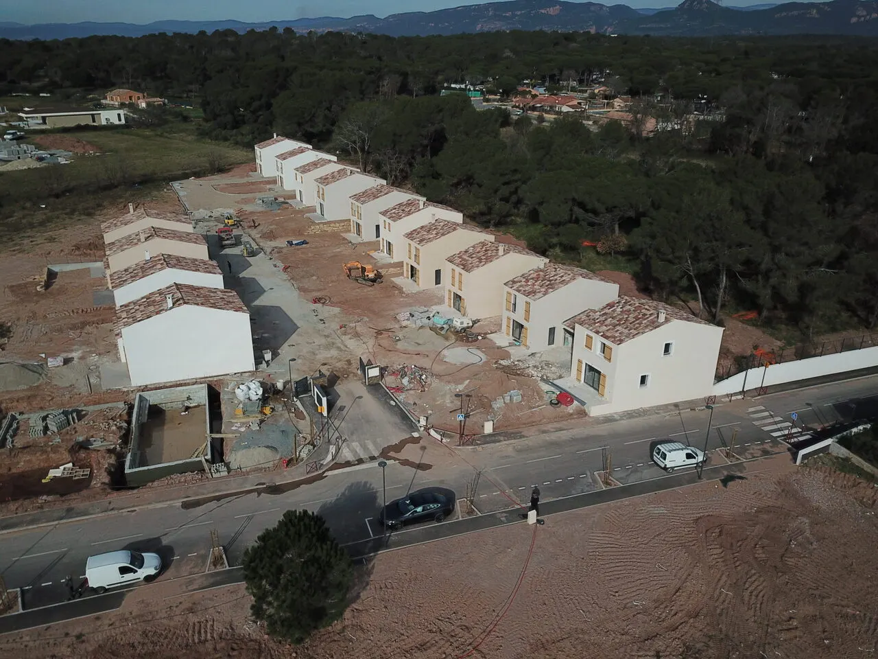 Villas de l’Orée du Bois – chantier, Printemps 2020