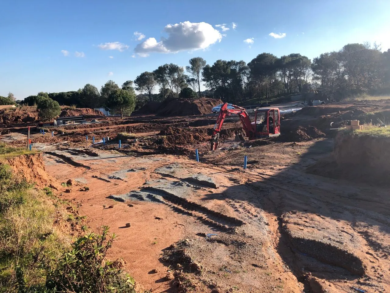 Villas de l’Orée du Bois – chantier, janvier 2019