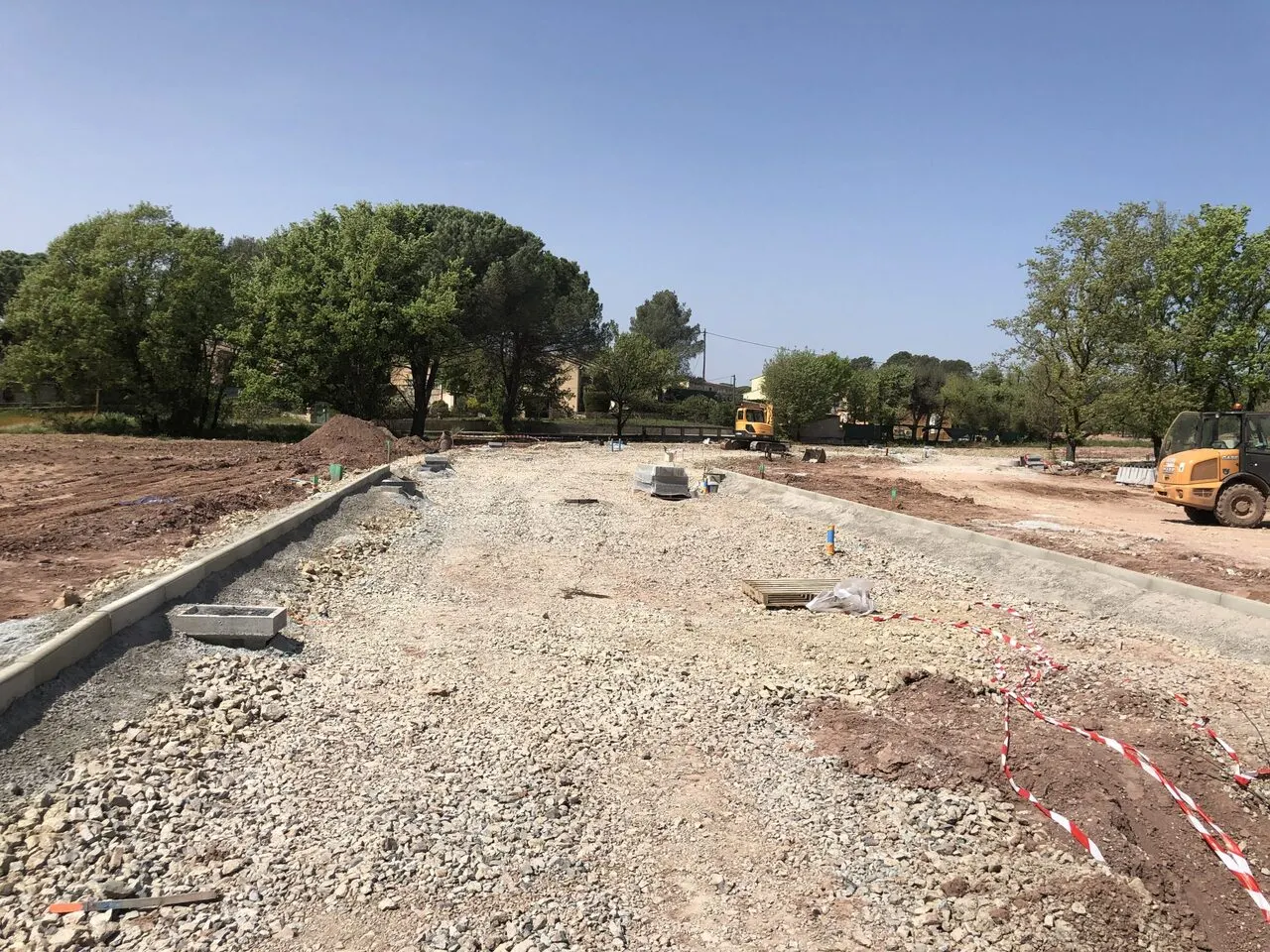 Domaine l’Orée du Bois – chantier, Avril 2019