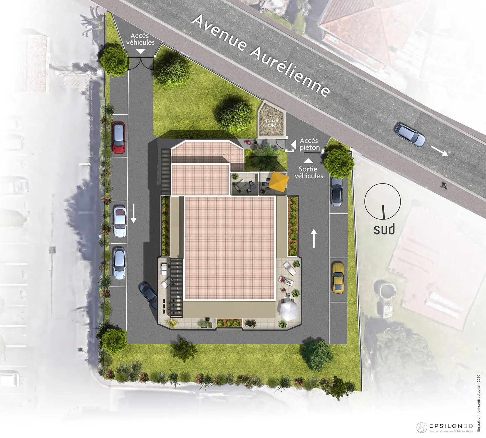 Villa Aurélie – plan de masse