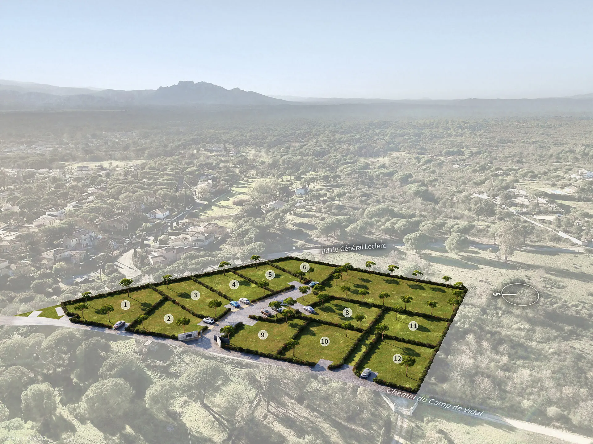 Le Clos Saint-Pierre – plan de masse