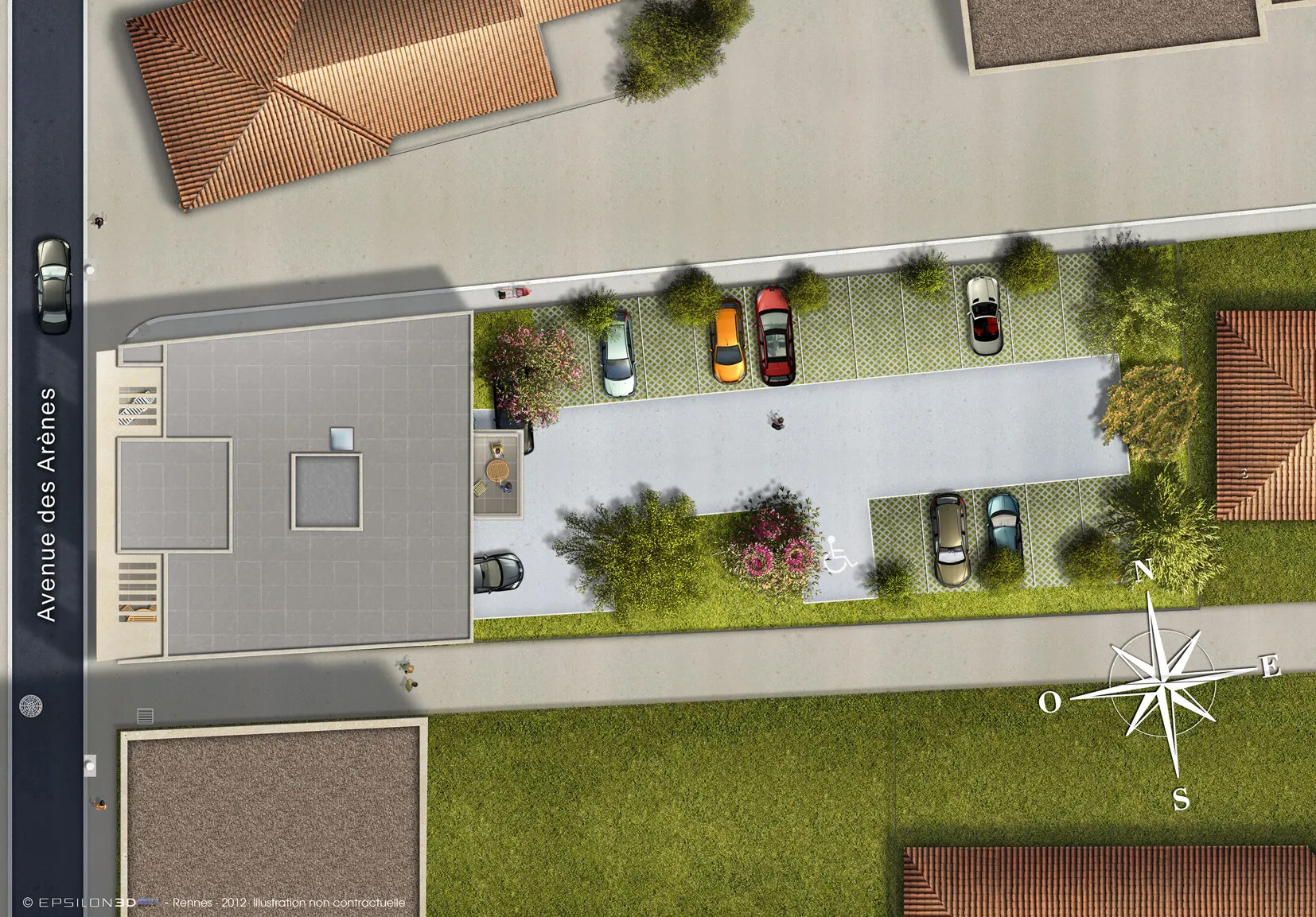 Les Terrasses d’Elena – plan de masse