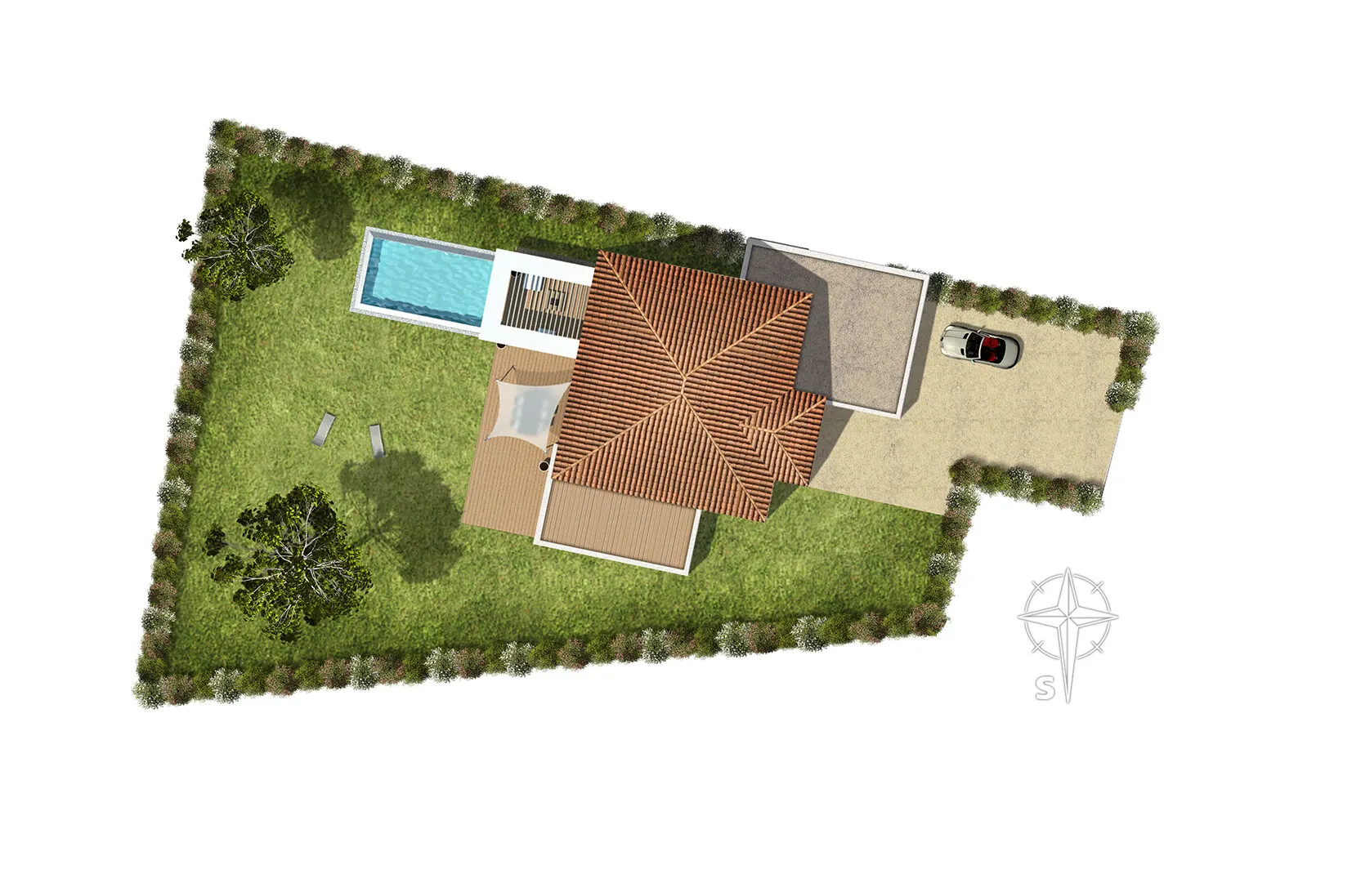 Parcs d’Elena – plan de masse
